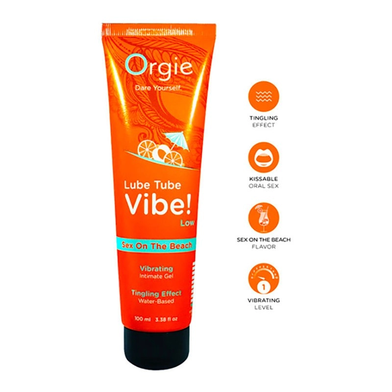 Water-based lubricant (100 ml) - Orgie Lube Tube Vibe! Sex On the Beach