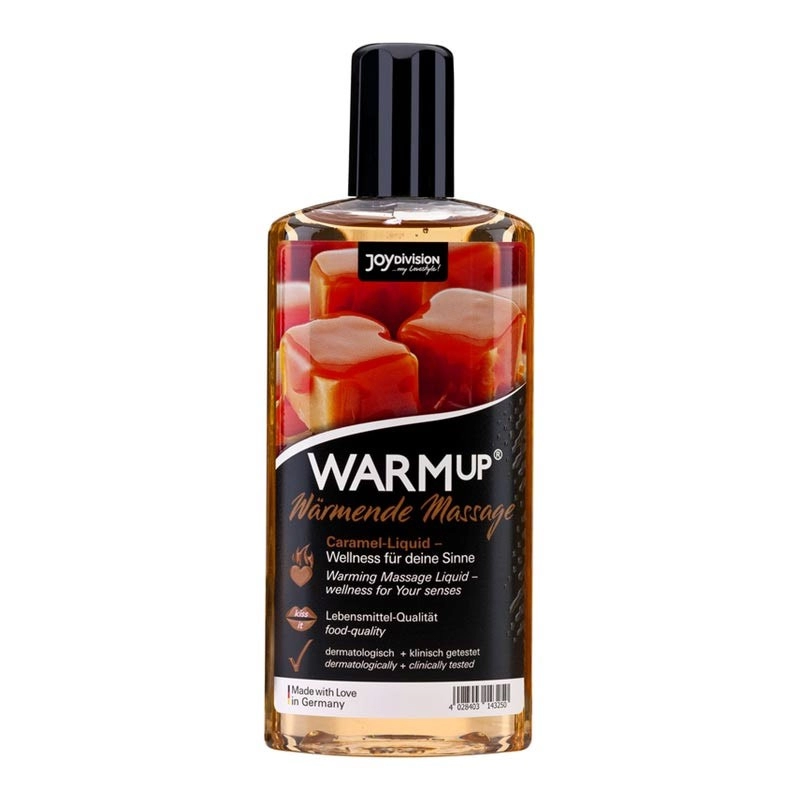 JoyDivision WARMup Heated Massage Oil - Caramel