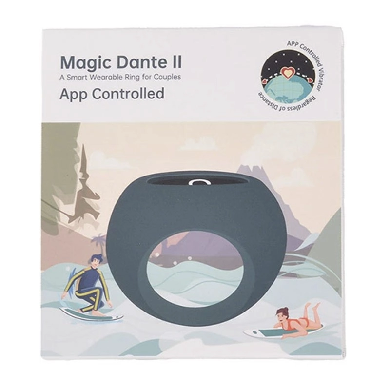 Anneau pénien vibrant et connecté - Magic Motion Magic Dante II