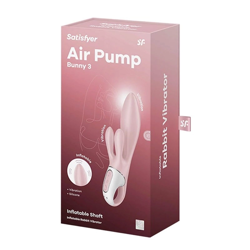 Vibromasseur Rabbit gonflable Satisfyer Air Pump Bunny 3