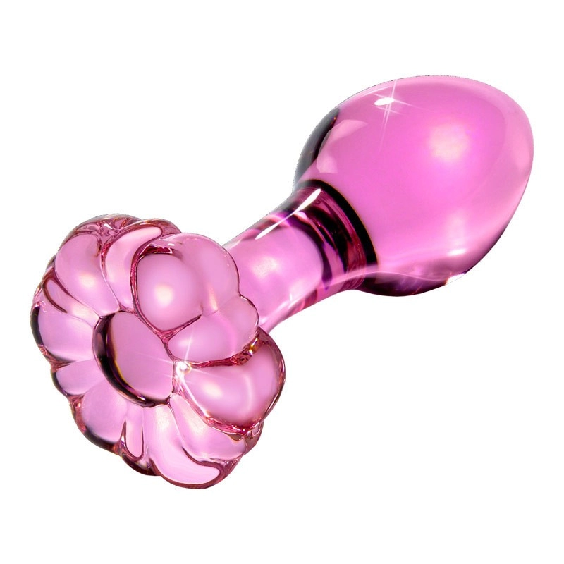 Plug anale in vetro Icicles n. 48