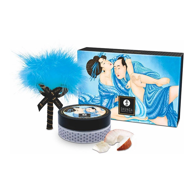 Poudre de massage embrassable Shunga - Frissons de coco