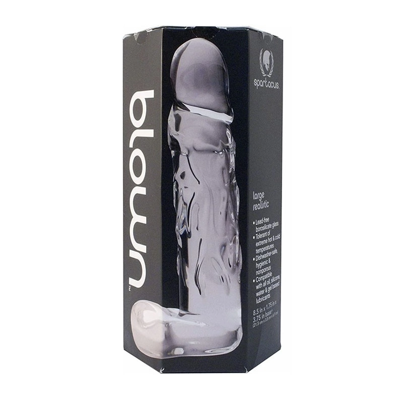 Dildo réaliste en verre - Spartacus Blown Large