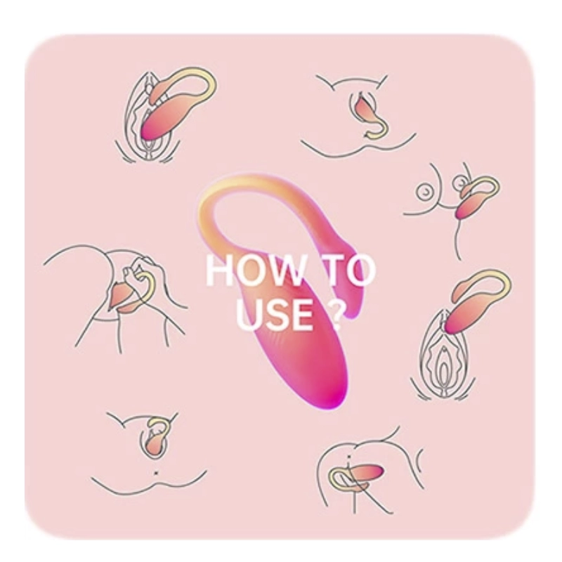 Oeuf vibrant connecté (Orange) - Magic Motion Flamingo Max