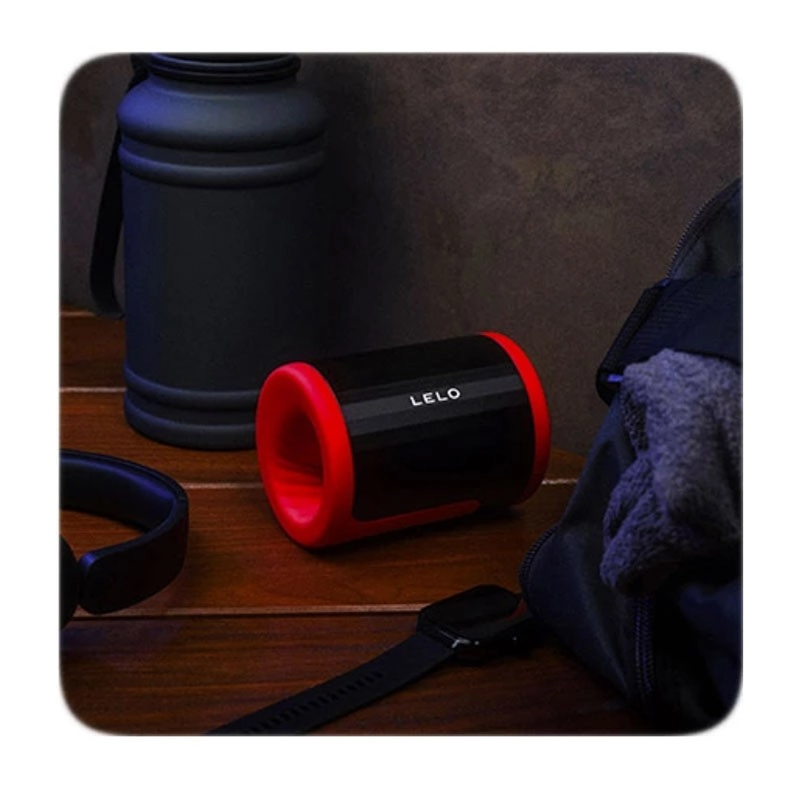 Masturbateur vibrant et connecté LELO F2 (Rouge)