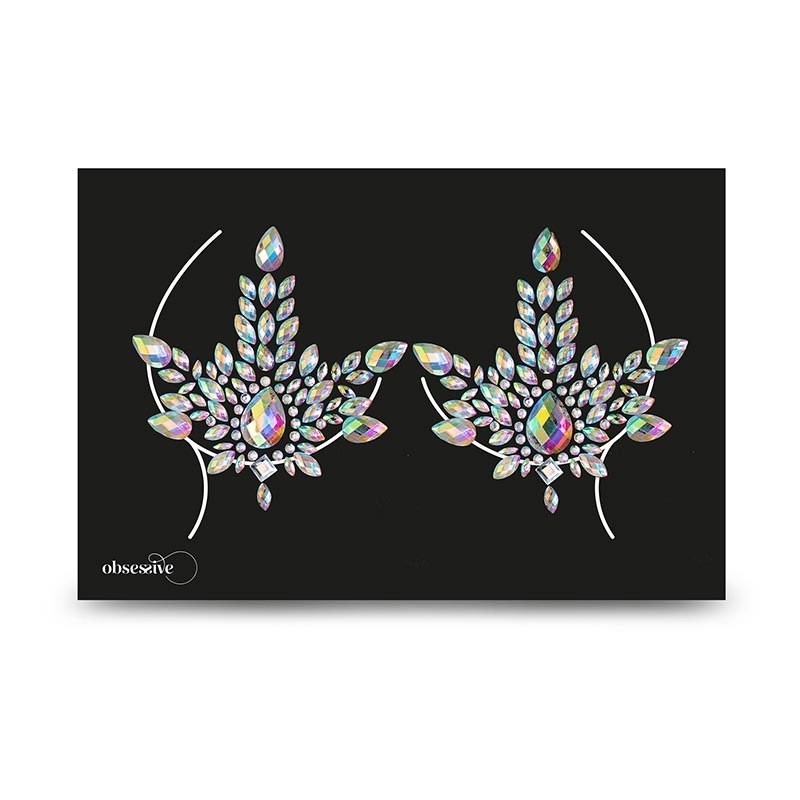 Selbstklebender Schmuck für Brüste Obsessive 2924