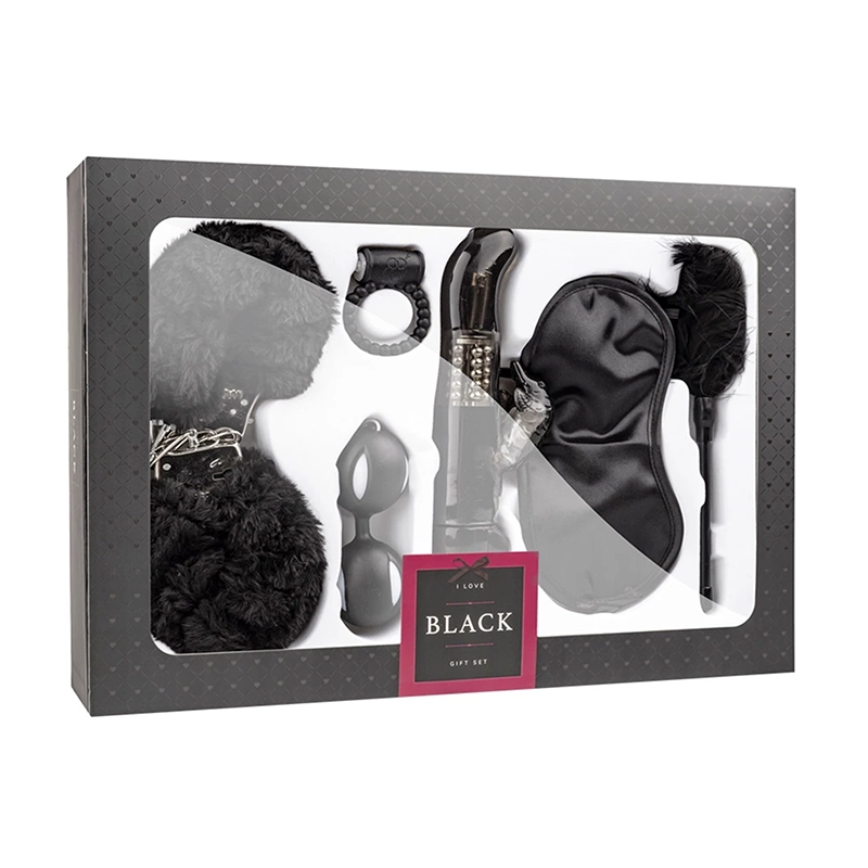 Sexy Geschenkbox für Paare – LoveBoxxx I Love Black Gift