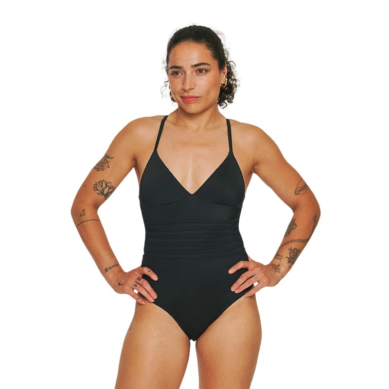 Costume da bagno mestruale (Nero) - Smoon Néréides