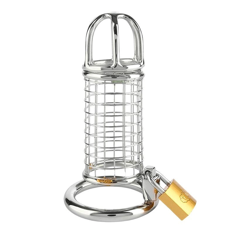 Cage de chasteté en acier inoxydable - Mr. Steel Matrix