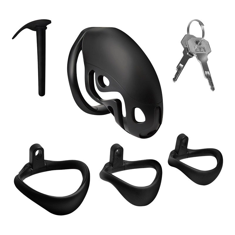Plastic and silicone chastity cage - Master Series Captor