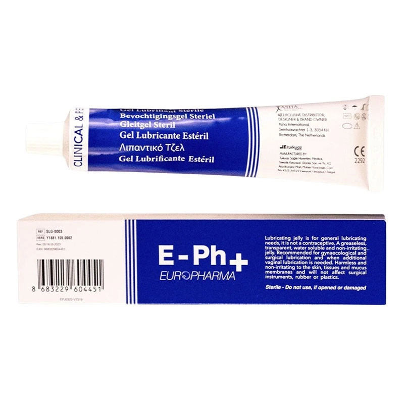 Sterile water-based lubricating gel - E-Ph+ - 82 g
