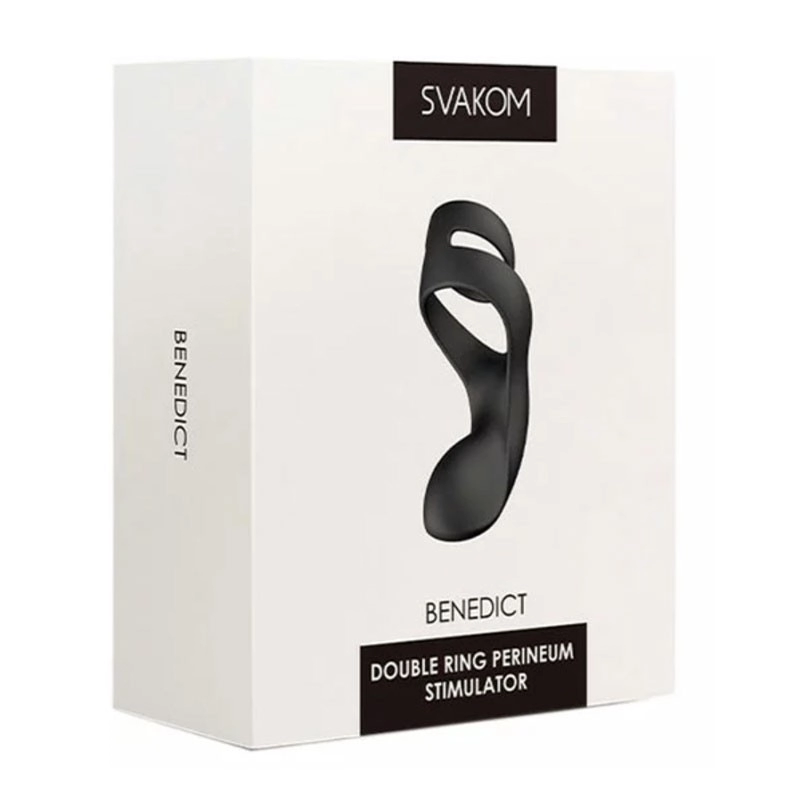 Doppel-Penisring mit Perineumstimulator – Svakom Benedict