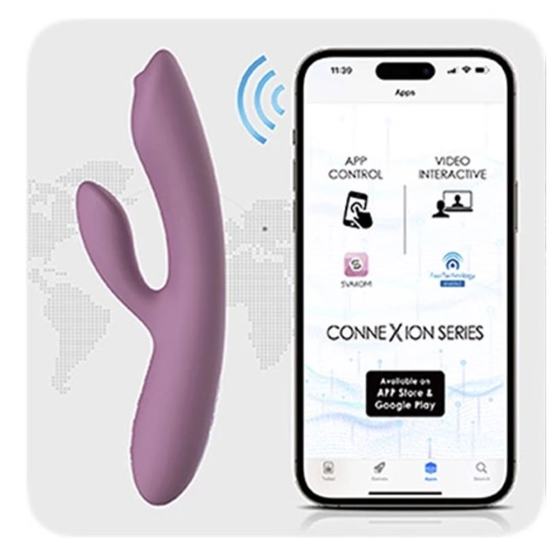 Interaktiver Rabbit-Vibrator Svakom Trysta Neo