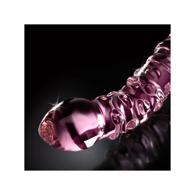 Double dildo en verre - Icicles No 55