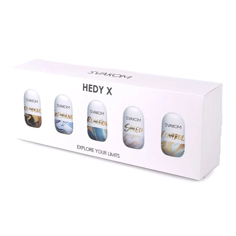 5er-Pack Masturbatoren in Eiform – Svakom Hedy X