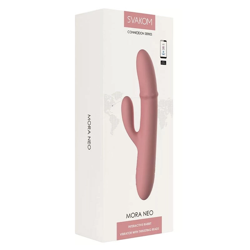 Rabbit-Vibrator mit Stimulationsring – Svakom Mora Neo
