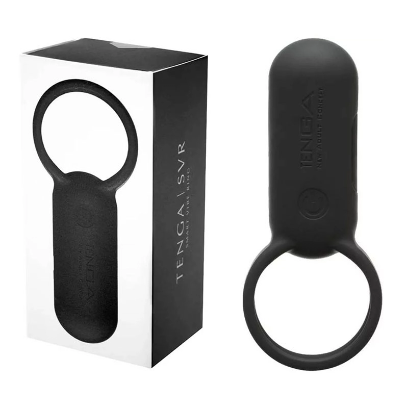 Anneau pénien vibrant - Tenga SVR (Noir)