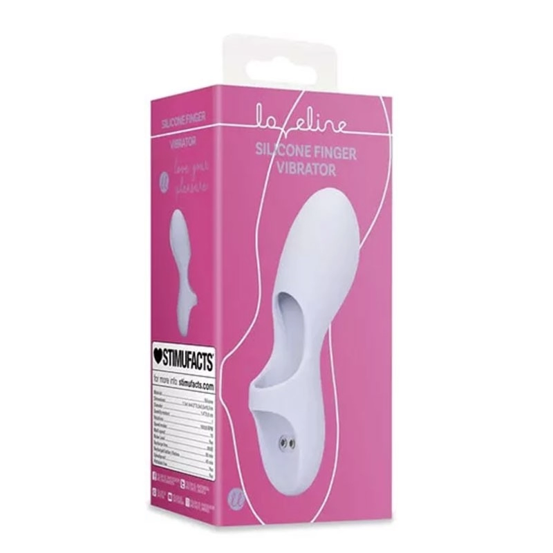 Loveline silicone vibrating finger