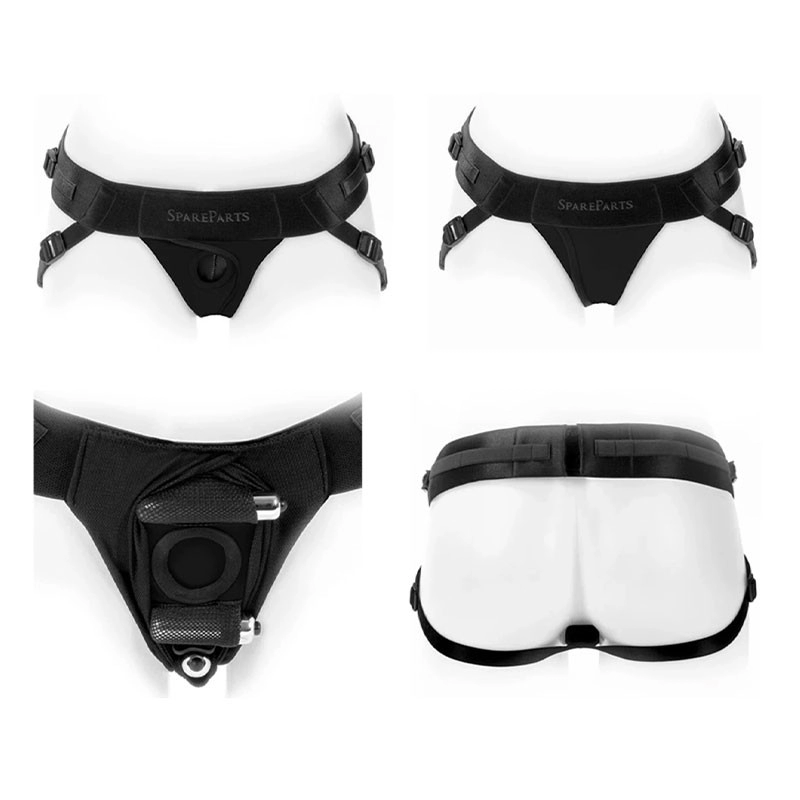 Harnais SpareParts Joque Harness Cover Version - Noir (89-165 cm)