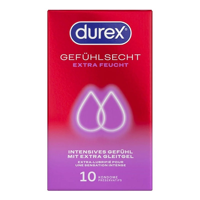 Durex Feeling Extra Feucht (10 preservativi)