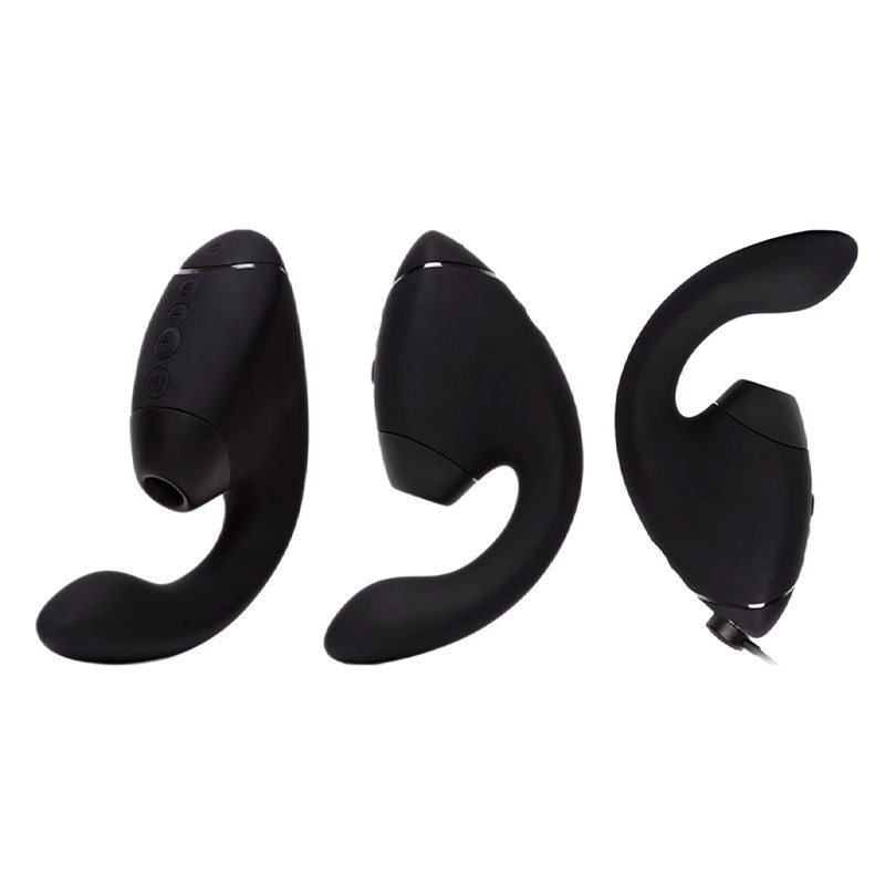 Womanizer NEXT DUO (Noir) - Stimulateur clitoridien et vaginal