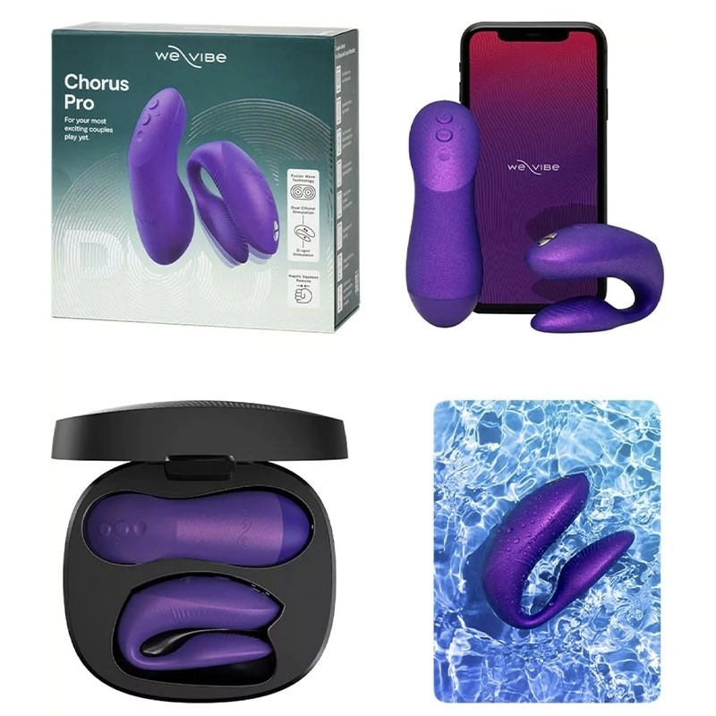 Vibromasseur pour couple - We-Vibe Chorus Pro (Violet)