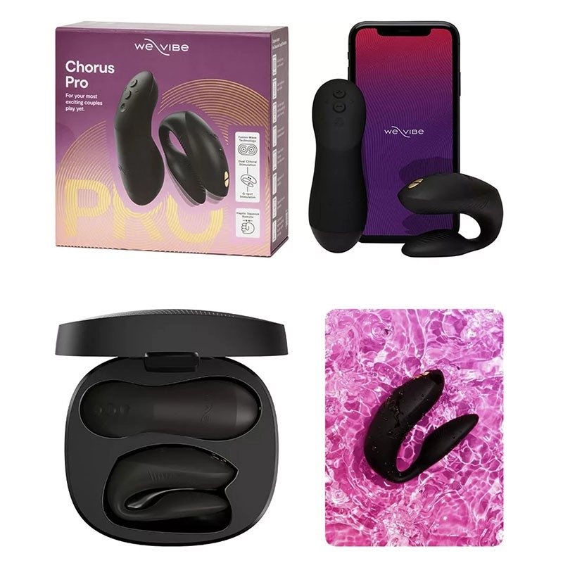 Vibromasseur pour couple - We-Vibe Chorus Pro (Noir)