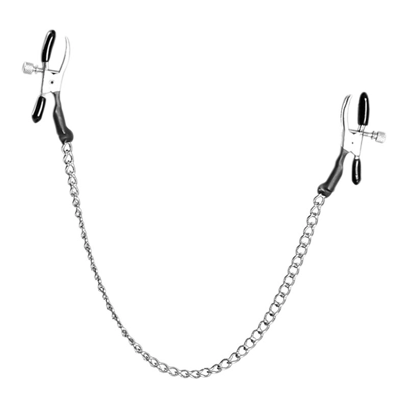 Pinze per capezzoli con catenella Fetish Fantasy Alligator