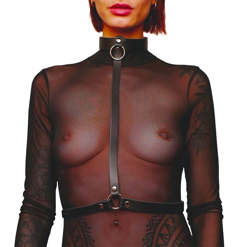 The Sinners Black Chest Harness – Fetish Design