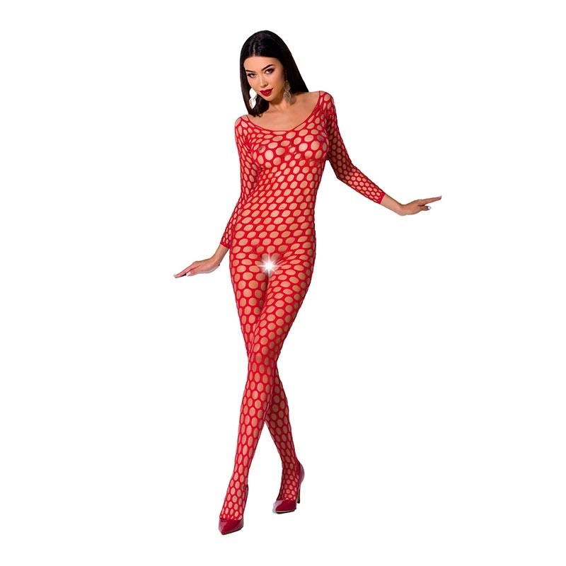 Passion Bodystocking BS077 - Red