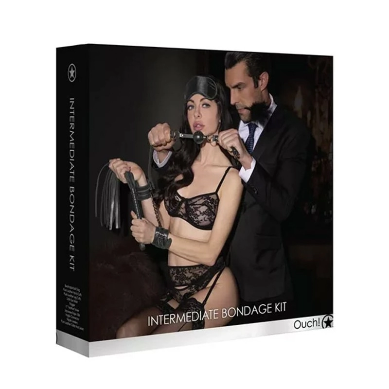 Kit bondage Ouch! Intermedio - 11 pezzi