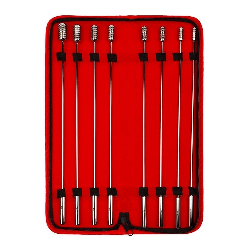 Mr. Steel Screw Me urethral dilator set (8 pieces)