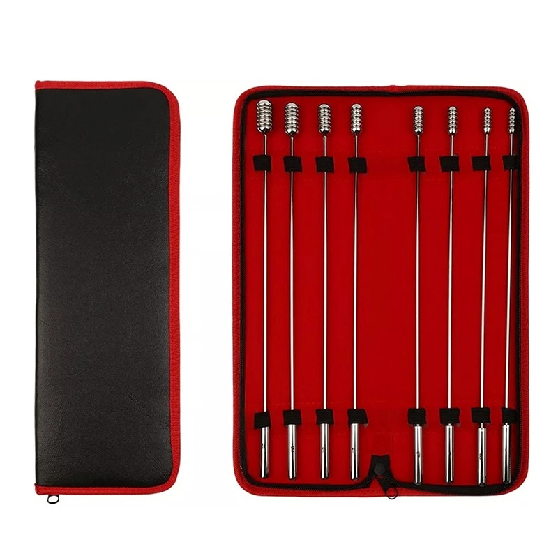 Mr. Steel Screw Me urethral dilator set (8 pieces)