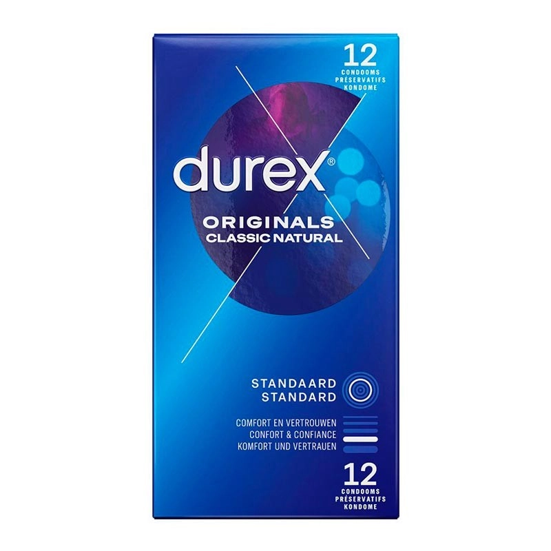 Durex Classic Natural (12 Condoms)