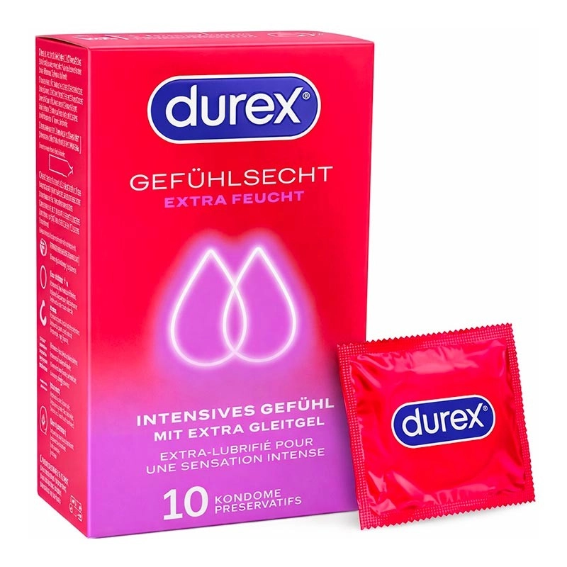 Durex Feeling Extra Feucht (10 Kondome)