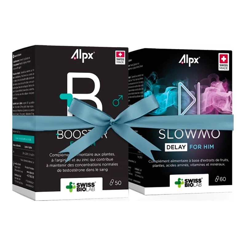 Alpx Booster & SlowMo - Pack Vitalité Masculine