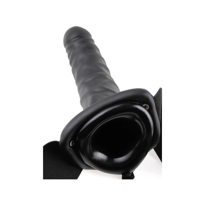 Godemichet creux vibrant noir 8