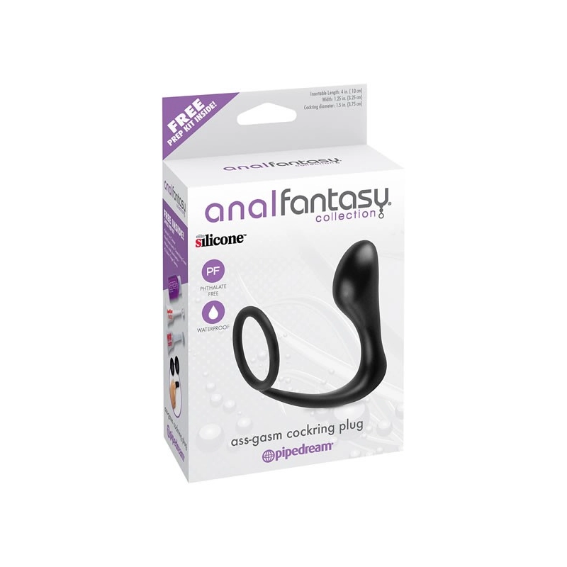 Stimolatore della prostata e cockring Ass-Gasm - Pipedream