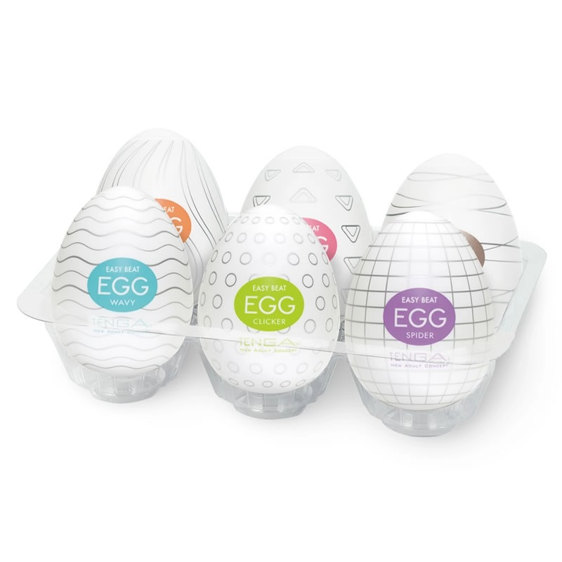 Oeufs de masturbations - Tenga assortiment (pack de 6)