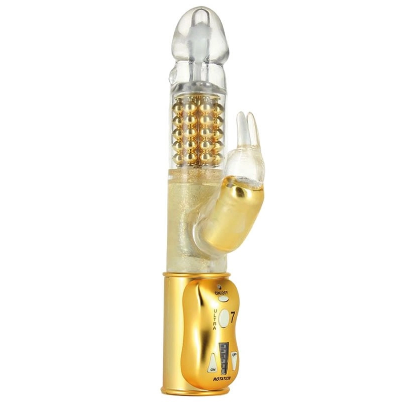 Orgasmic Rabbit Vibrator (Gold) - Marc Dorcel