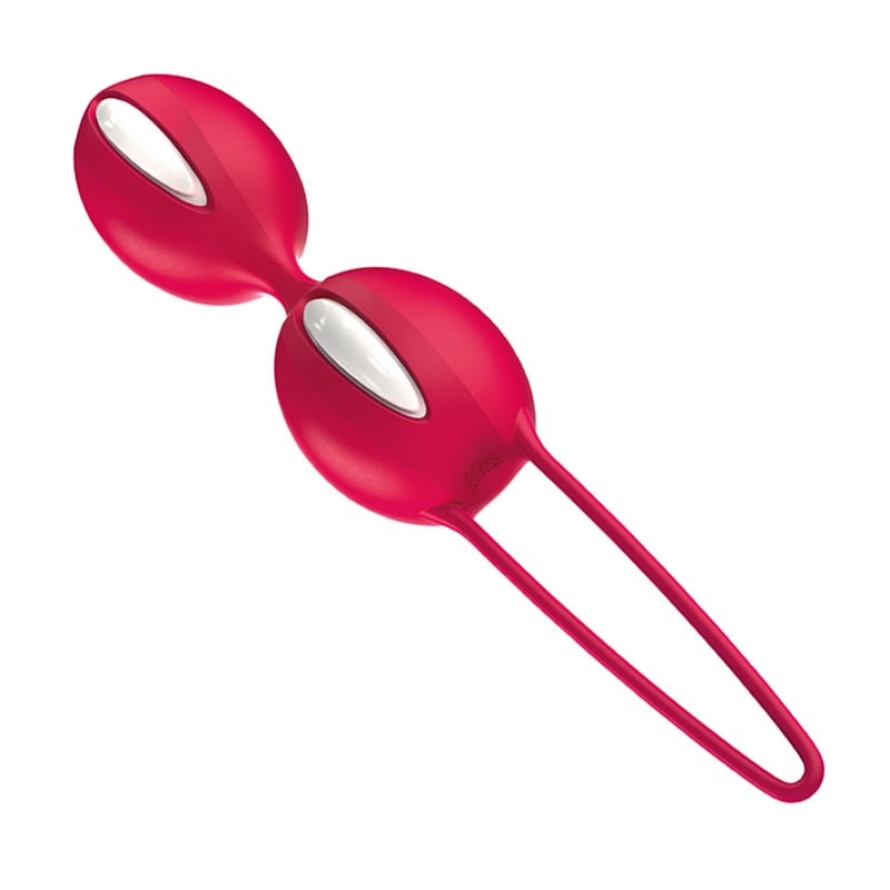 Boules de Geisha Smartballs Duo Indian Red et blanches - Fun Factory