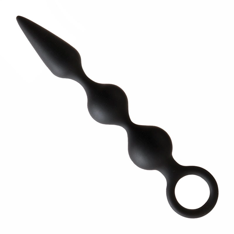 Mini Analkette Ballchain Schwarz - Malesation