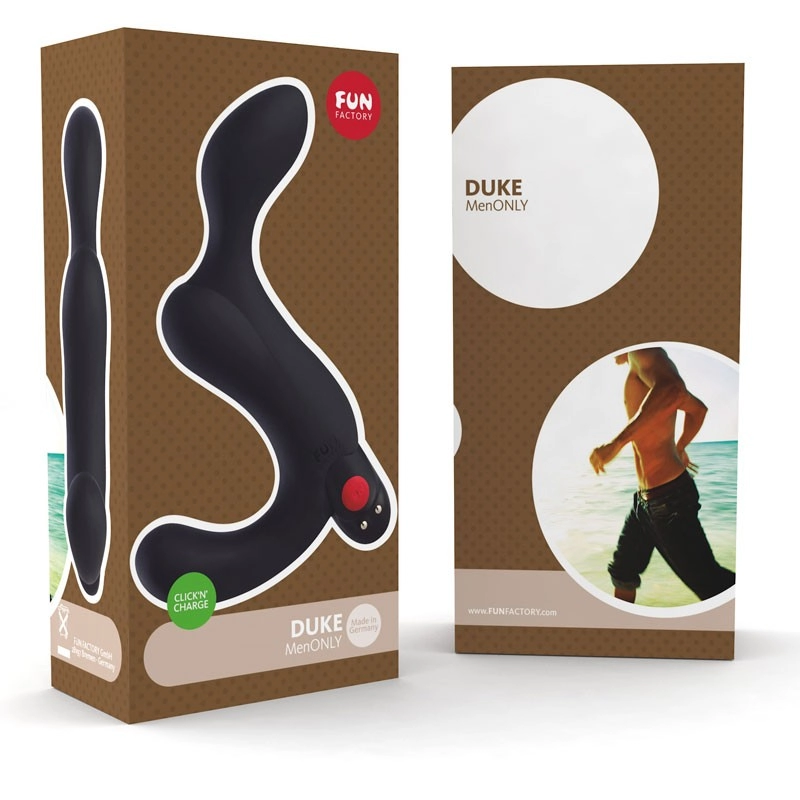 Vibromasseur prostatique Fun Factory Duke Noir