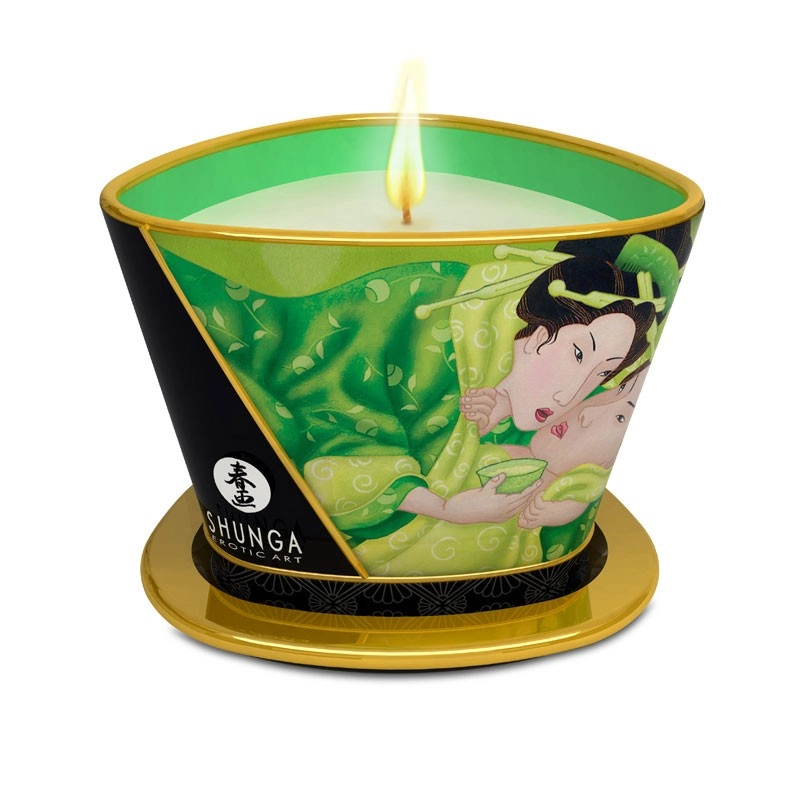 Massage Candle Thé Vert Exotique - Shunga