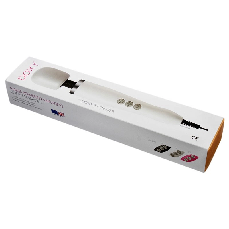 Vibromasseur baguette ultra puissant – Doxy Wand Massager Rose