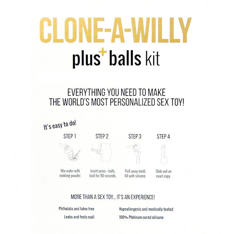 Clone A Willy Kit - Penis and testicles