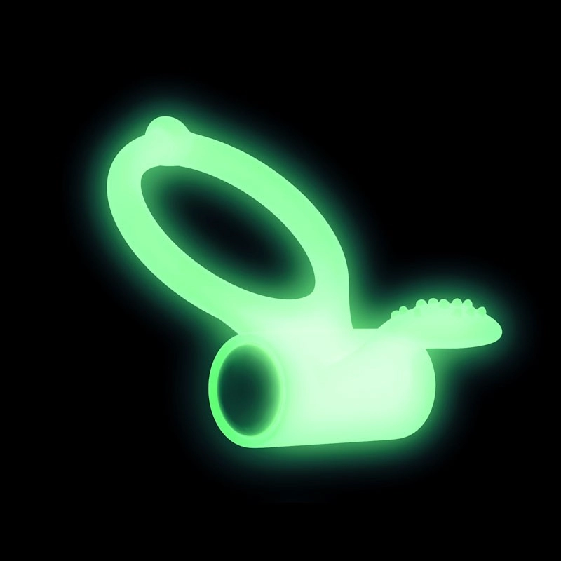 Anello fallico vibrante e fluorescente - Marc Dorcel Power Clit