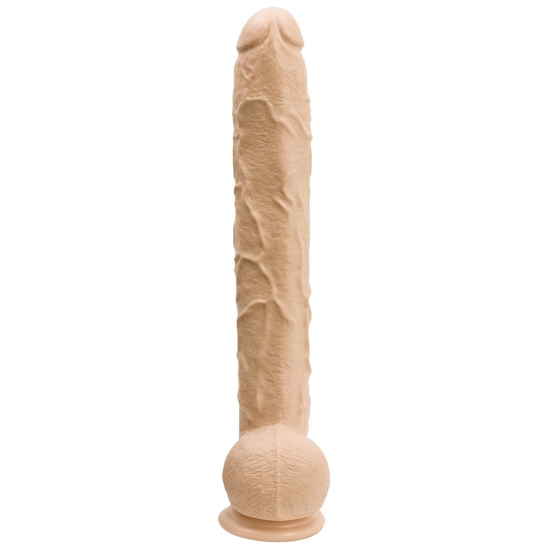 Godemichet Géant 43cm Dick Rambone Cock Blanc – Doc Johnson