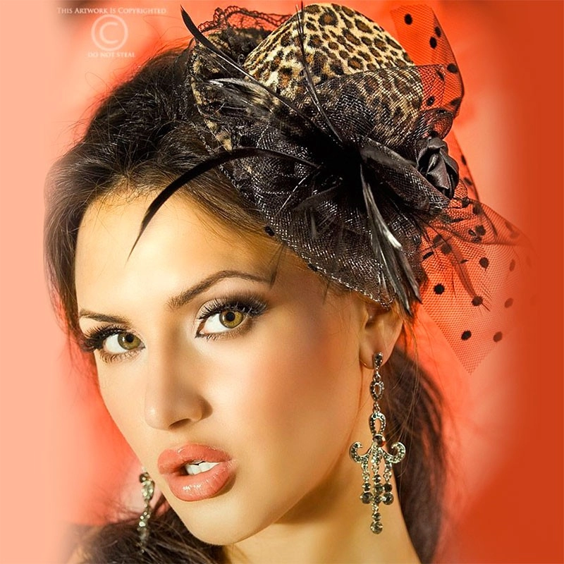 Mini Cappello burlesque CR-3262 - Chilirose