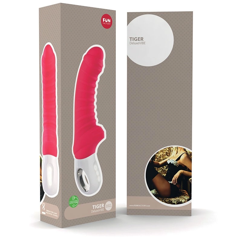 Vibromasseur Tiger G5 Rouge - Fun Factory